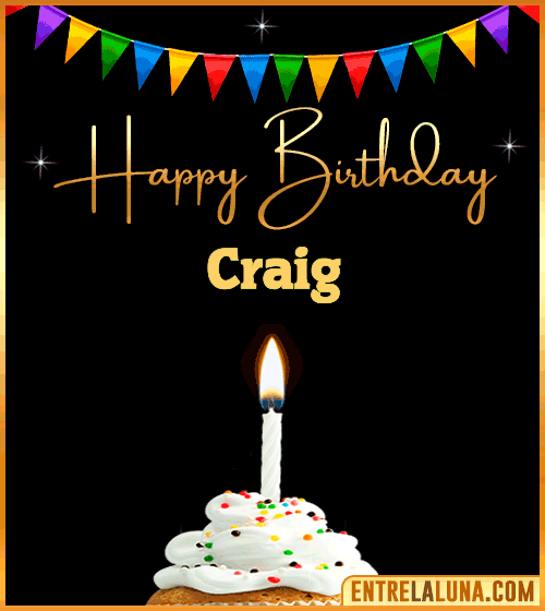 GiF Happy Birthday Craig